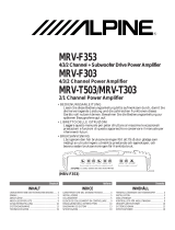 Alpine MRV-T503 Bedienungsanleitung