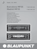 Blaupunkt BARCELONA MP35 Bedienungsanleitung