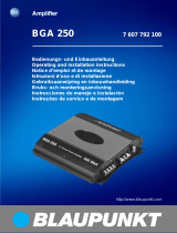 Blaupunkt BGA 250 Bedienungsanleitung