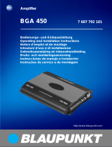 Blaupunkt BGA 450 Bedienungsanleitung