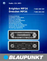 Blaupunkt MILANO MP34 Bedienungsanleitung