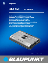 Blaupunkt GTA 450 Bedienungsanleitung