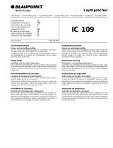 Blaupunkt IC 109 Bedienungsanleitung