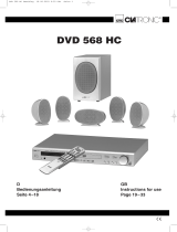Clatronic DVD 568 HC Bedienungsanleitung