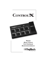 DigiTech CONTROLX Bedienungsanleitung