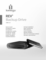 Iomega REV BACKUP DRIVE USB 2.0 Bedienungsanleitung