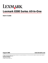 Lexmark X8350 Bedienungsanleitung
