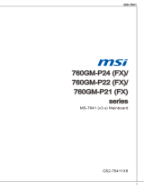 MSI 760GM-P21 (FX) Bedienungsanleitung