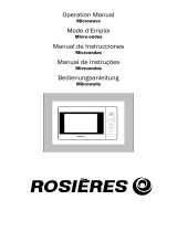 ROSIERES RSK 205 RB Bedienungsanleitung