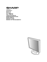 Sharp LL-T2015 Bedienungsanleitung