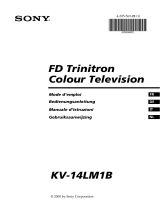 Sony KV-14LM1B Bedienungsanleitung