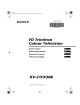 Sony KV-21FX30B Bedienungsanleitung