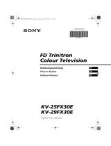Sony KV-25FX30E Bedienungsanleitung