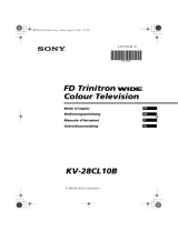 Sony KV-28CL10B Bedienungsanleitung