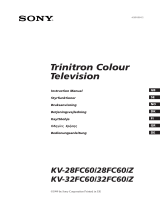 Sony Trinitron KV-28FC60 Benutzerhandbuch