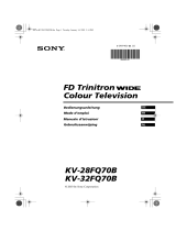 Sony KV-28FQ70B Bedienungsanleitung