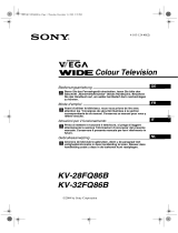 Sony FD Trinitron WEGA KV-32FQ86B Bedienungsanleitung