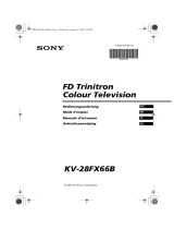 Sony kv 28fx 66 wega Bedienungsanleitung