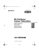 Sony KV-29FX64B Bedienungsanleitung