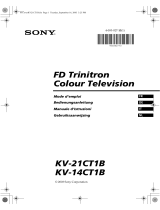Sony KV-21CT1B Bedienungsanleitung