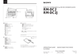 Sony RM-DC2J Bedienungsanleitung