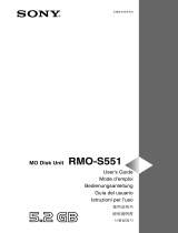 Sony RMO-S551 Bedienungsanleitung