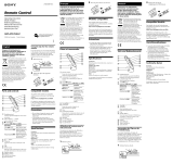Sony RM-MC35ELK Benutzerhandbuch