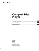 Sony CDP-CX350 Benutzerhandbuch