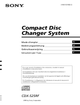 Sony CDX-525RF Bedienungsanleitung