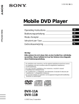 Sony DVX-11A Benutzerhandbuch
