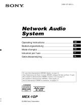 Sony MEX-1GP Benutzerhandbuch
