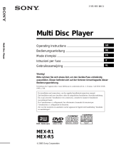 Sony MEX-R5 Benutzerhandbuch