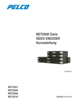 Pelco NET5500 Series Network Video Encoder Schnellstartanleitung