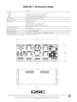 QSC DAB-801 Spezifikation
