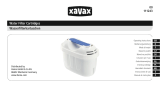 Xavax Water Filter Cartridges Benutzerhandbuch