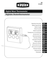 Xavax Digital Meat Thermometer Benutzerhandbuch