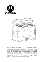 Motorola Sonic Maxx 810 Benutzerhandbuch