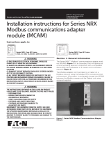 Eaton Series NRX Installation Instructions Manual