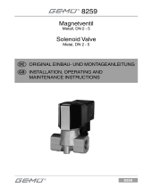 GEM 8259 Installation, Operating And Maintenance Instructions