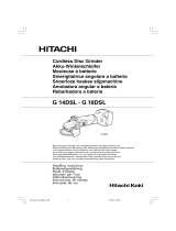 Hitachi G 18DSL Handling Instructions Manual