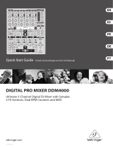 Behringer Digital Pro Mixer DDM4000 Schnellstartanleitung