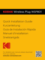 Kodak WSP801 Schnellstartanleitung
