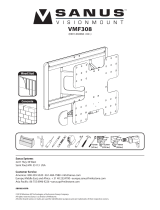Sanus VisionMount VMF308 Benutzerhandbuch