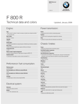 BMW F 800 R - Datenblatt