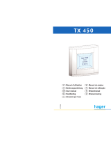 Hager TX 450 Benutzerhandbuch