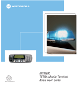 Motorola TETRA MTM800 Benutzerhandbuch