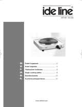 Ide Line Double Cooking Plate 750-027 Benutzerhandbuch