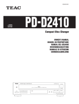 TEAC PD-D2410 Bedienungsanleitung