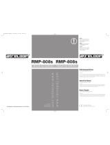 Reloop RMP-808s Operation Manuals