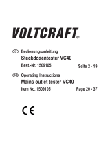 VOLTCRAFT VC40 Operating Instructions Manual